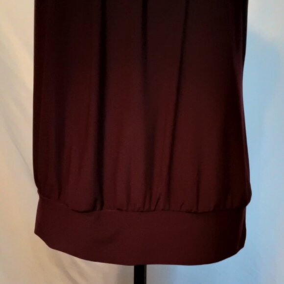 Perception Conception Womens Plum Blouse High Neck Tank Top - Picture 8 of 11